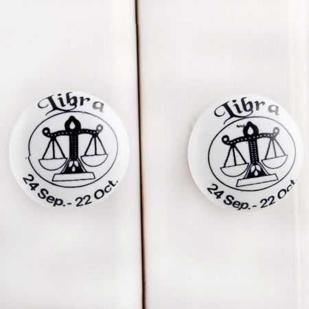 Libra Flat Ceramic Knob